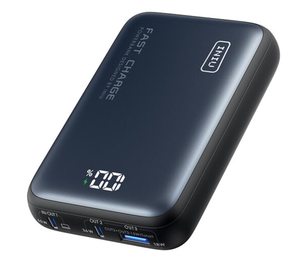 INIU Leopard Power 20 000 mAh 65W 2xUSB-C 1xUSB-A - 1316775 - zdjęcie